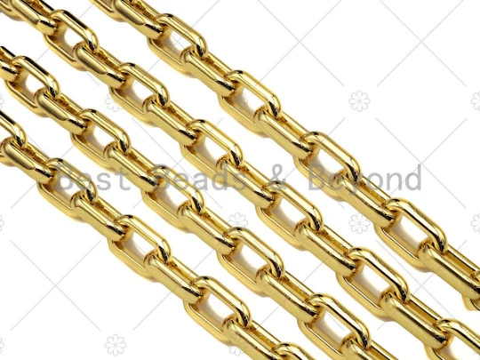 Enamel Chunky Oval link Chain, XL Enamel Oval link chain, En