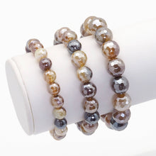 Load image into Gallery viewer, Mystic Brown Banded Agate Stretchy Bracelet, 8mm/10mm/12mm,EF397