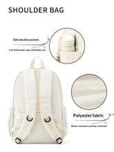 Load image into Gallery viewer, High-Capacity Nylon Commuter &amp; Travel Backpack – Lightweight Zipper Daypack for Women &amp; Men
