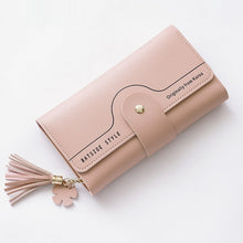 Load image into Gallery viewer, Geometric Letter Buckle Clutch Bag With Tassel And Petal Design For Young Women