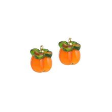 Load image into Gallery viewer, Orange Enamel Persimmon Charm Pendant,Sku#LK1233