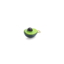 Load image into Gallery viewer, Enamel Gold Half Avocado Charm Pendant,Sku#LK1248