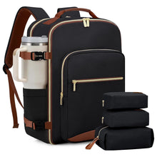 Load image into Gallery viewer, Travel Airline Carry-On Luggage Set With 3 Organizer Pouches
