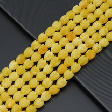 Load image into Gallery viewer, 10x12mm Yellow Tulip Resin Beads, Sku#U2039