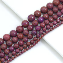 Load image into Gallery viewer, Purple Jade Round Smooth Beads,Sku#U2230