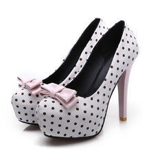 Load image into Gallery viewer, Bow Stiletto High Heels Pointed Toe Women's Dress Shoes