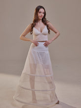 Load image into Gallery viewer, A-Line Wedding Dress Crinoline Skirt , 3 Hoops &amp; Waist Corsage