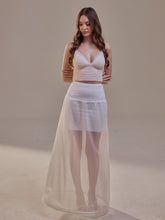 Load image into Gallery viewer, A-Line Wedding Dress Petticoat , One Hoop Underskirt with Waist Corsage