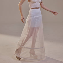 Load image into Gallery viewer, A-Line Wedding Dress Petticoat , Two Hoops Underskirt with Waist Corsage