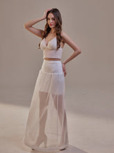 Load image into Gallery viewer, A-Line Wedding Dress Petticoat , One Hoop Underskirt with Waist Corsage