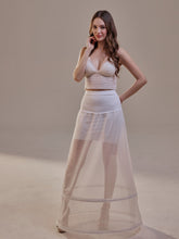 Load image into Gallery viewer, A-Line Wedding Dress Petticoat , Two Hoops Underskirt with Waist Corsage