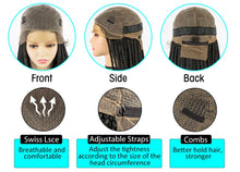 Load image into Gallery viewer, 36" Knotless Box Braids Full Lace Wig | Crochet Braids | Synthetic Braiding Hair | Black Women