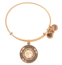 Load image into Gallery viewer, Number 5 Charm Bangle Bracelet | Free, Variety, and Adventure