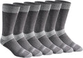 Dickies Men's Dri-tech Moisture Control Max Full Cushion Crew Socks, Available in M-xl (6, 12 Pairs)
