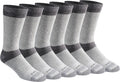 Dickies Men's Dri-tech Moisture Control Max Full Cushion Crew Socks, Available in M-xl (6, 12 Pairs)