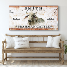 Load image into Gallery viewer, Brahman Cattle Sign II