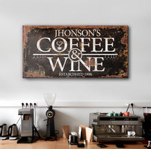 Load image into Gallery viewer, Coffee and Wine Sign III