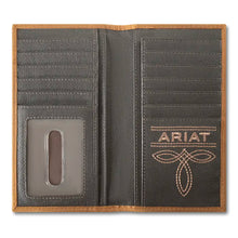 Load image into Gallery viewer, Ariat Patchwork Embossed - Men's Rodeo Wallet