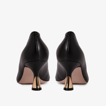Load image into Gallery viewer, The Brunello Black Leather Pump Women Shoe