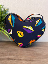 Load image into Gallery viewer, Asya Kente Heart Shaped Crossbody Bag