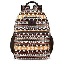 Load image into Gallery viewer, Ariat Southwest Diamond Backpack (Brown/Mustard) - Backpack