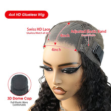 Load image into Gallery viewer, Pre Cut No Glue Bone Straight Glueless Wigs Human Hair For Women Brazilian Glueless Wig Human Hair Ready To Wear Preplucked 200%