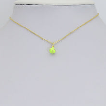 Load image into Gallery viewer, Gold Silver Tennis Ball Stud earrings, Sporty Tennis Ball Charms, Sku#A521