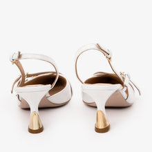Load image into Gallery viewer, The Atlantic White Leather Slingback Women Sandal