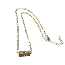 Load image into Gallery viewer, HAPPY Paperclip chain necklace, EF86N