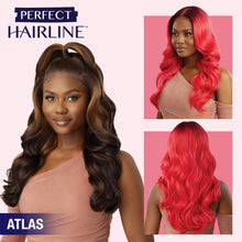 Load image into Gallery viewer, Outre Perfect Hairline Glueless Fully Hand-Tied 13X6 Lace Wig Atlas – Long Body Wave. Pre-Plucked, Natural Look