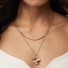 Load image into Gallery viewer, Lucky Four Leaf Clover Adjustable Necklace