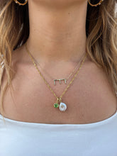 Load image into Gallery viewer, Initial E Precious Elongated Necklace