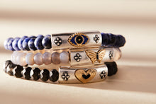 Load image into Gallery viewer, Antique Evil Eye Stretch Bracelet