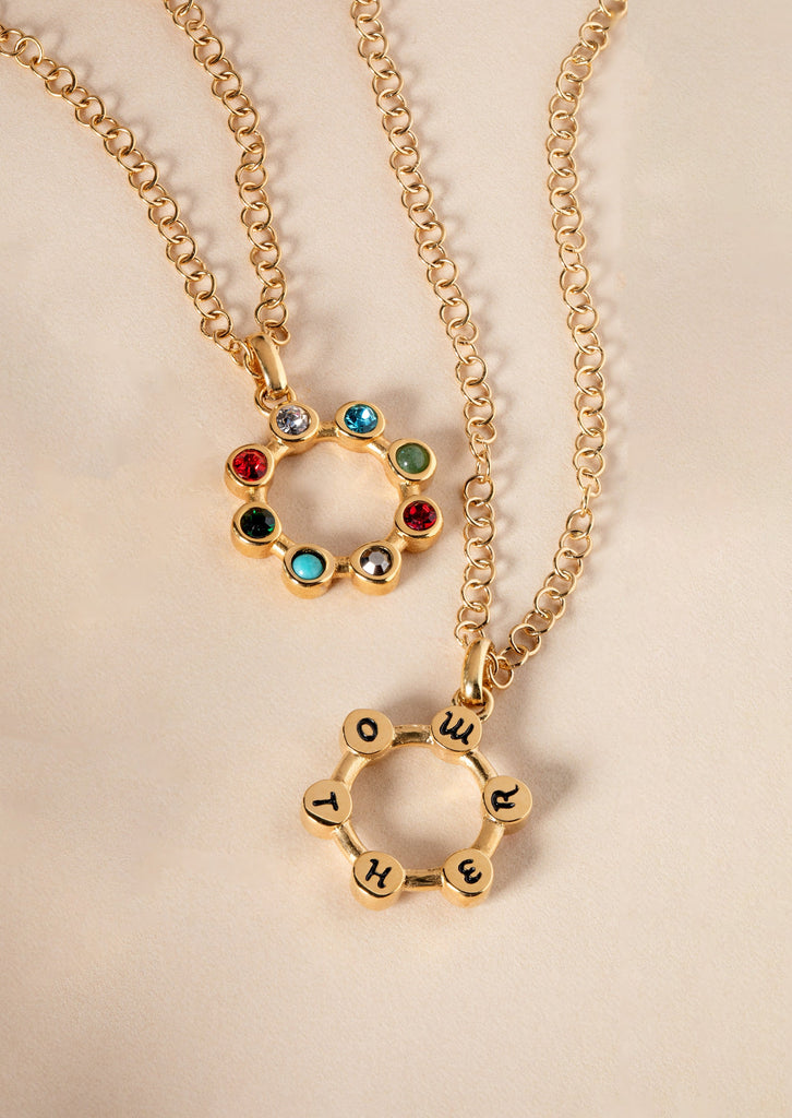 Mother Hidden Message Acrostic Necklace