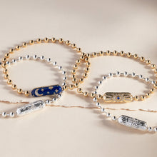 Load image into Gallery viewer, Wings with Cross Barrel Closure Bracelet