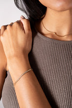 Load image into Gallery viewer, Double Strand Crystal Tennis Chain Bracelet