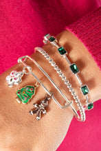 Load image into Gallery viewer, May Birthstone Emerald Cut Bangle