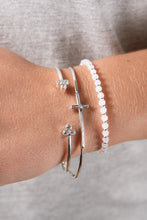Load image into Gallery viewer, Cross Inline Bangle