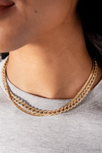 Load image into Gallery viewer, Crystal Pave Curb Chain Necklace