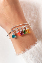 Load image into Gallery viewer, Christmas Light Bulb Charm Bangle