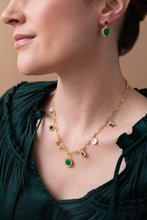 Load image into Gallery viewer, Malachite Drop Earrings
