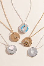 Load image into Gallery viewer, “Make Your Own Luck” Duo Charm Pendant Necklace
