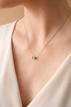 Load image into Gallery viewer, March Birthstone Precious Pendant Necklace