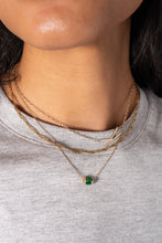 Load image into Gallery viewer, May Birthstone Precious Pendant Necklace