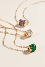 Load image into Gallery viewer, May Birthstone Precious Pendant Necklace