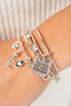Load image into Gallery viewer, Cat Beaded Bangle