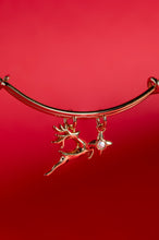 Load image into Gallery viewer, Holiday Reindeer Bangle