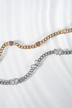 Load image into Gallery viewer, Heart Curb Chain Bracelet