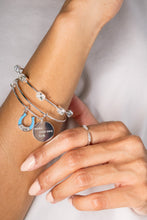 Load image into Gallery viewer, “Make Your Own Luck” Duo Charm Bangle
