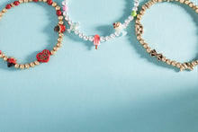 Load image into Gallery viewer, 'Carbs are My Love Language' Beaded Stretch Bracelet
